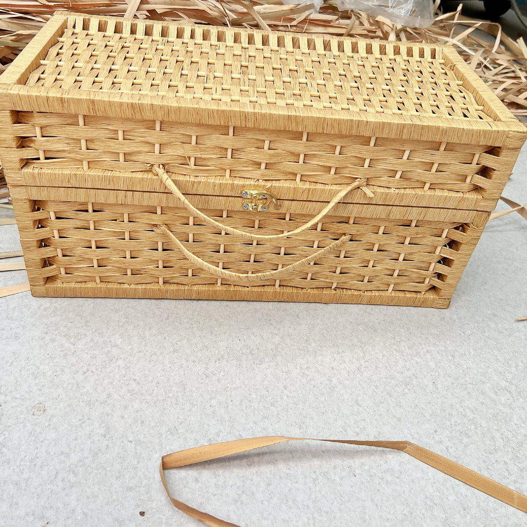 Handcrafted Woven Gourd Ornament: Natural Willow Decor - view 10