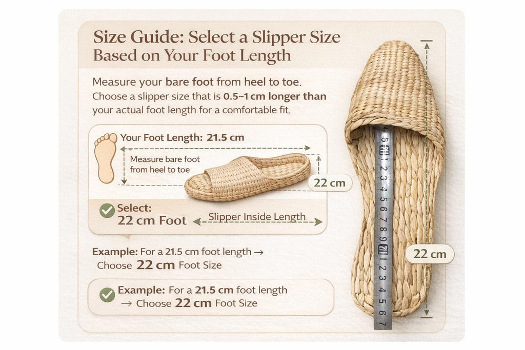 Natural Straw Sandals - Breathable Spa and House Slippers