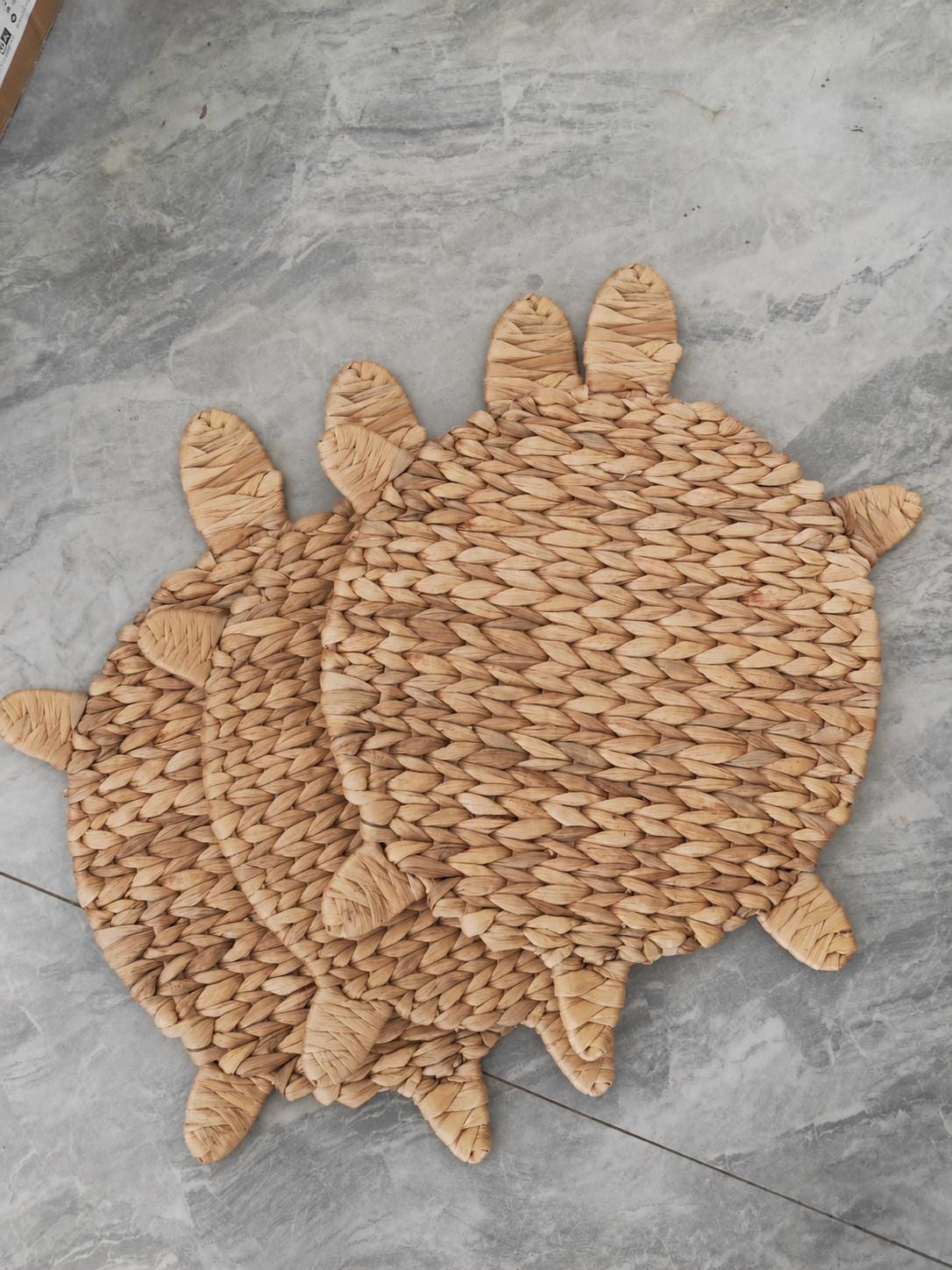 Handmade Turtle Placemat, Woven Kitchenware, Coastal Kitchen Island, New Home Gift - view 5