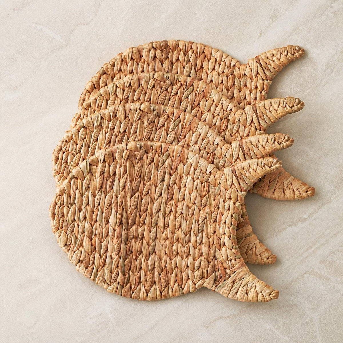 Handmade Fish Placemat, Woven Kitchenware, Coastal Dining Table, New Home Gift - view 2