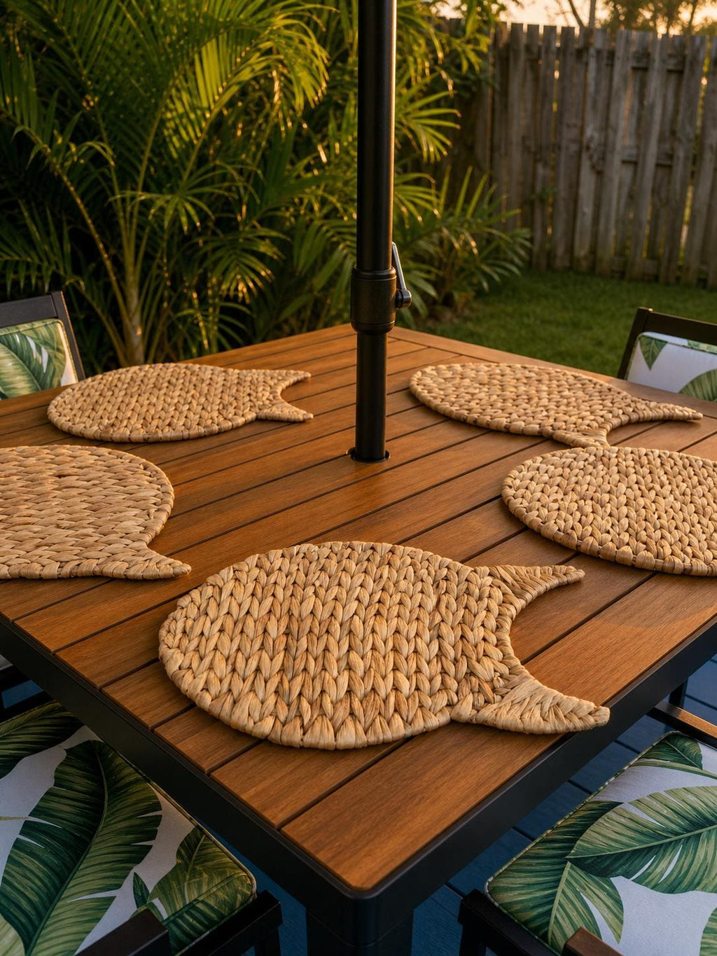 Handmade Fish Placemat, Woven Kitchenware, Coastal Dining Table, New Home Gift - view 5
