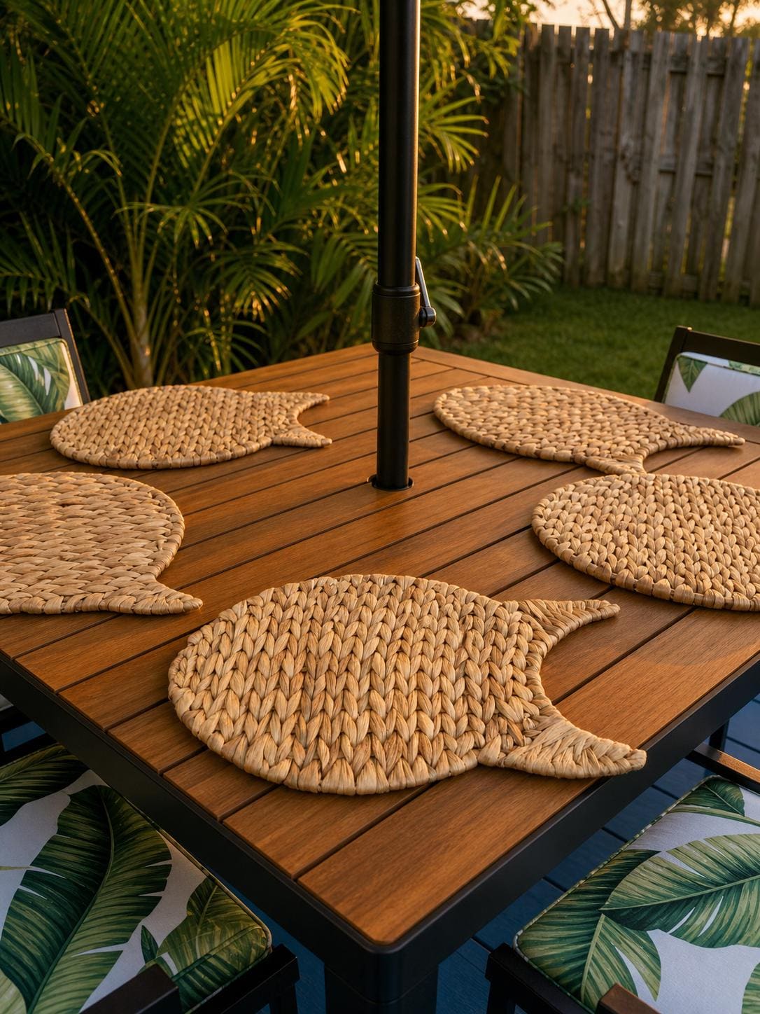 Handmade Fish Placemat, Woven Kitchenware, Coastal Dining Table, New Home Gift - view 5