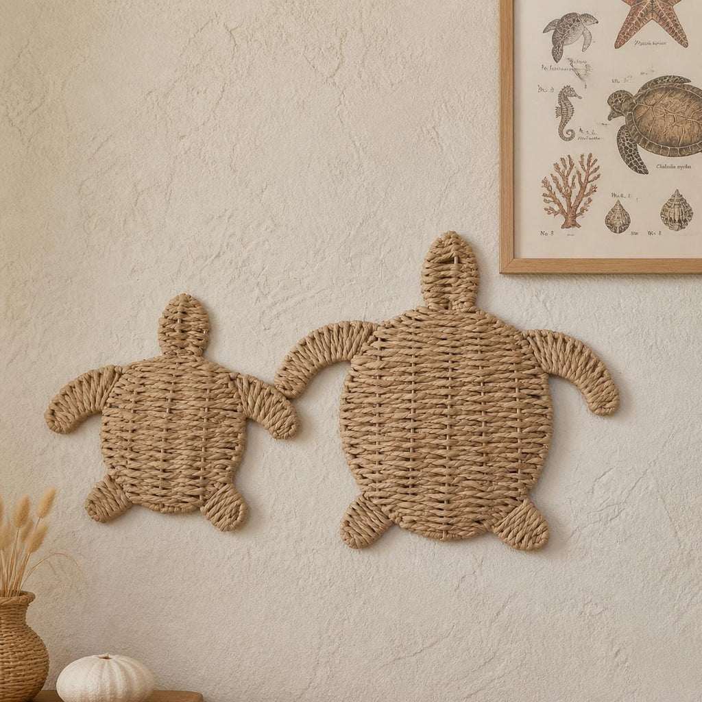 Handmade Turtle Wall Art, Coastal Room Decor, Beach House Accent, Nursery Mom Gift - view 5