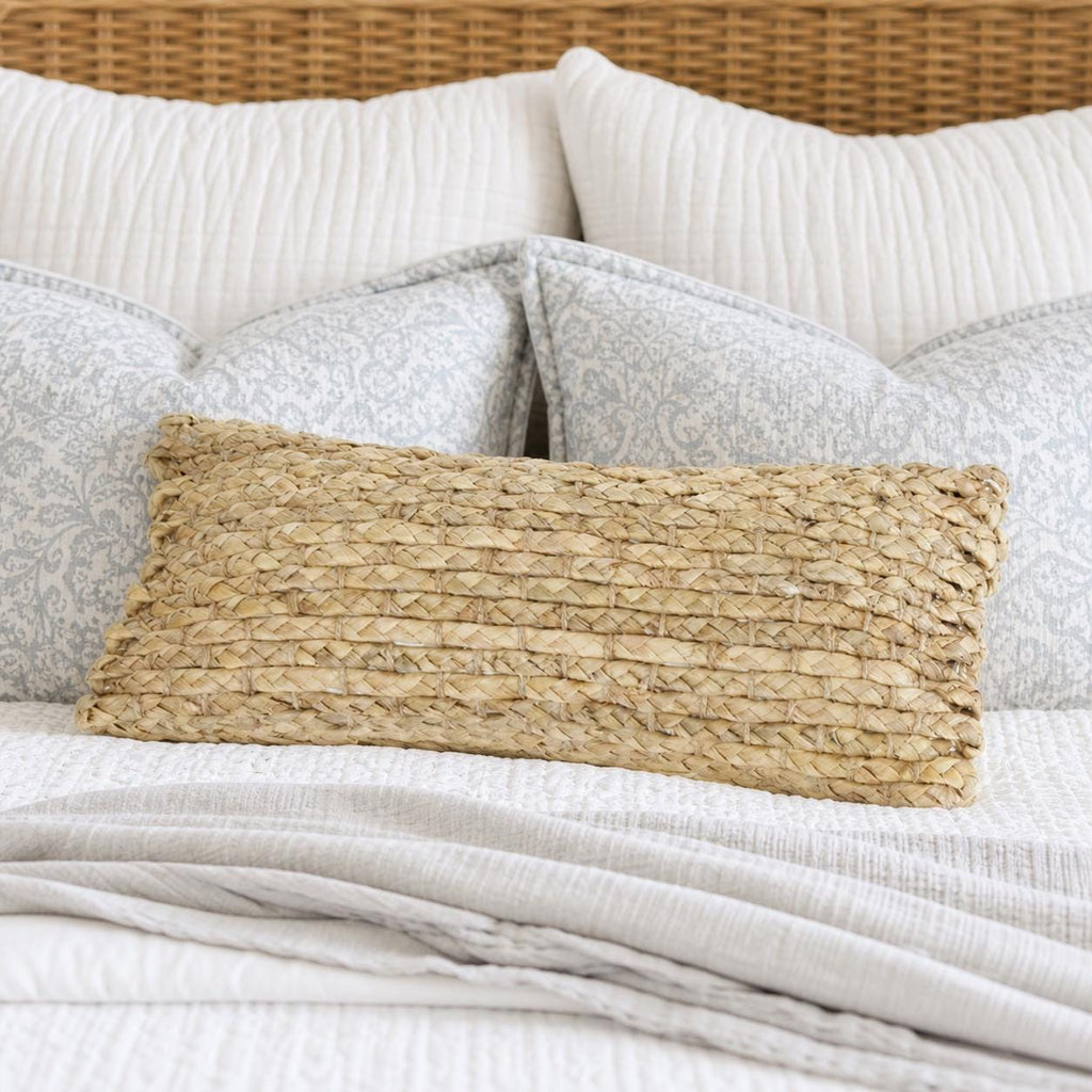 Handmade Water Hyacinth Bed Pillow, Home Furnishings, Sauna Room Neck Support, Self Care Gift - view 2