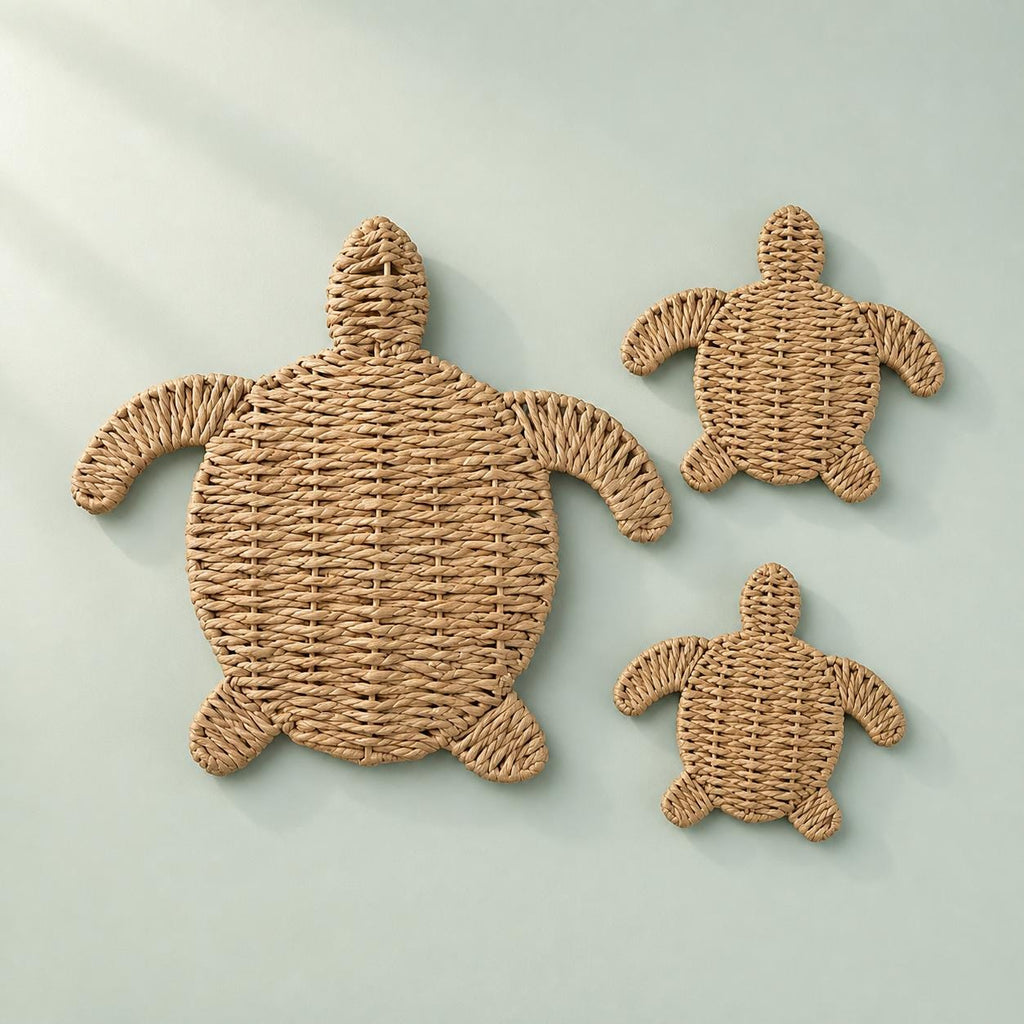 Handmade Turtle Wall Art, Coastal Room Decor, Beach House Accent, Nursery Mom Gift - view 10