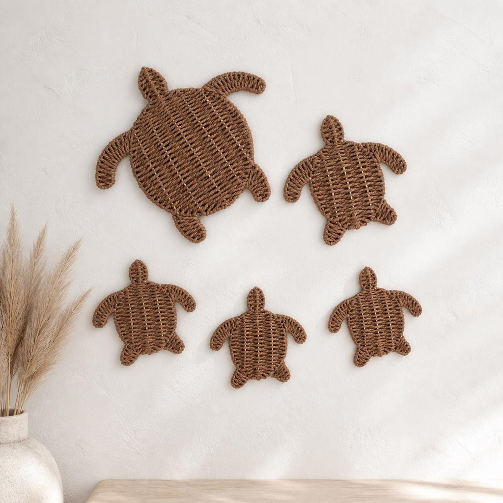 Handmade Turtle Wall Decor, Bathroom Wall Art, Coastal Beach Decor, New Home Gift - view 2